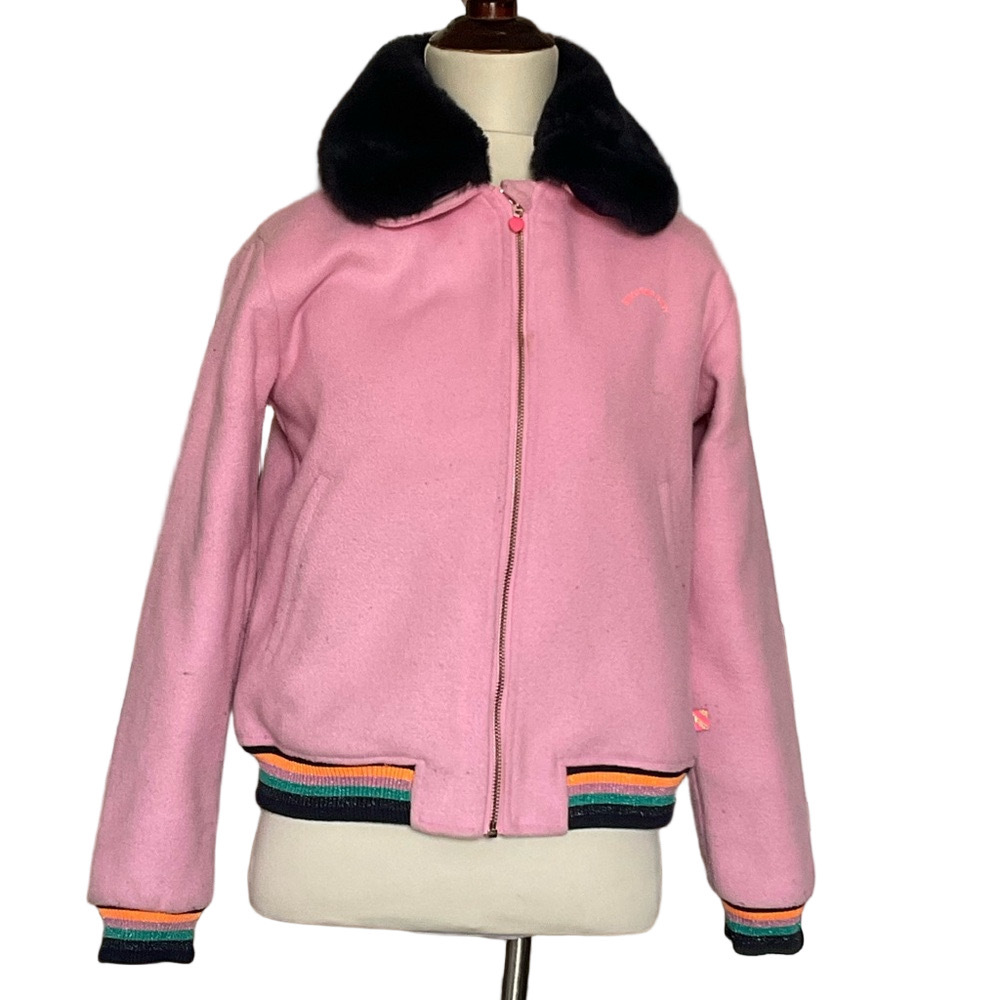 Billieblush Pink Kids Jacket. Bought in Paris France....SIZE 12 - Picture 5 of 8